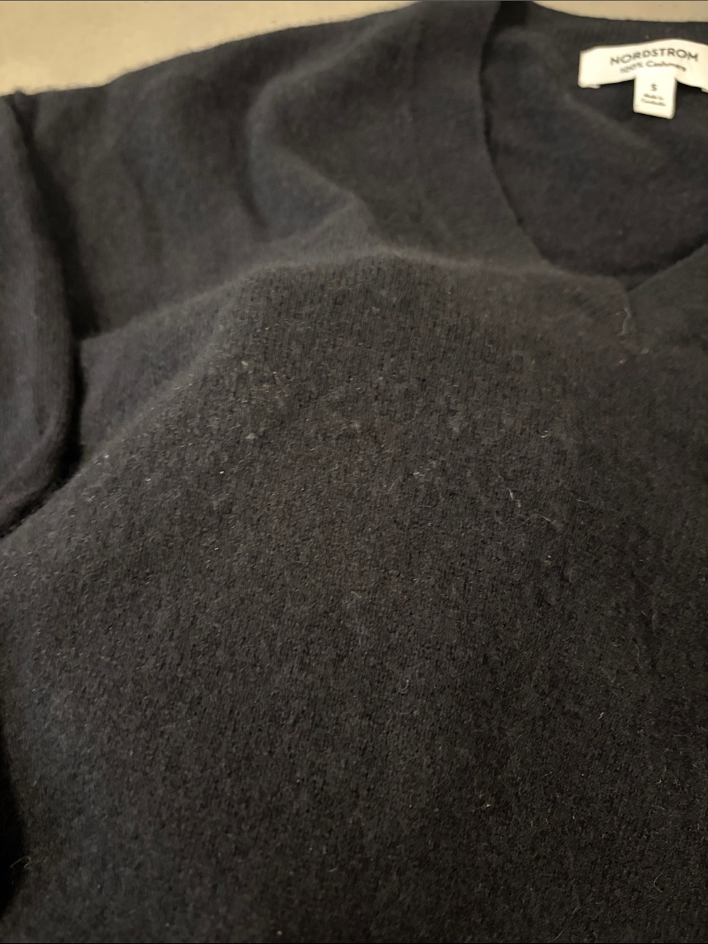 Nordstrom V-Neck Cashmere Sweater - Picture 4 of 5